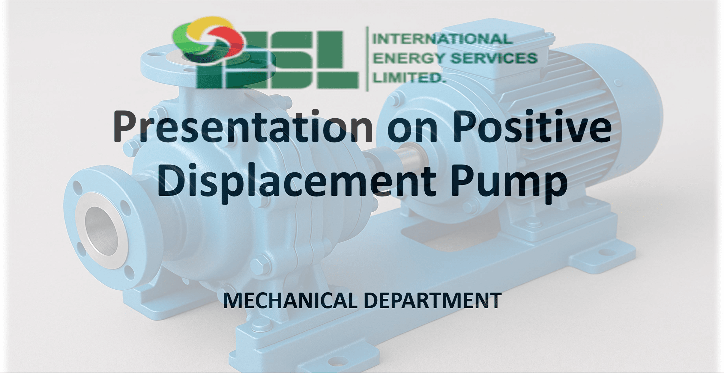 POSITIVE DISPLACEMENT PUMP