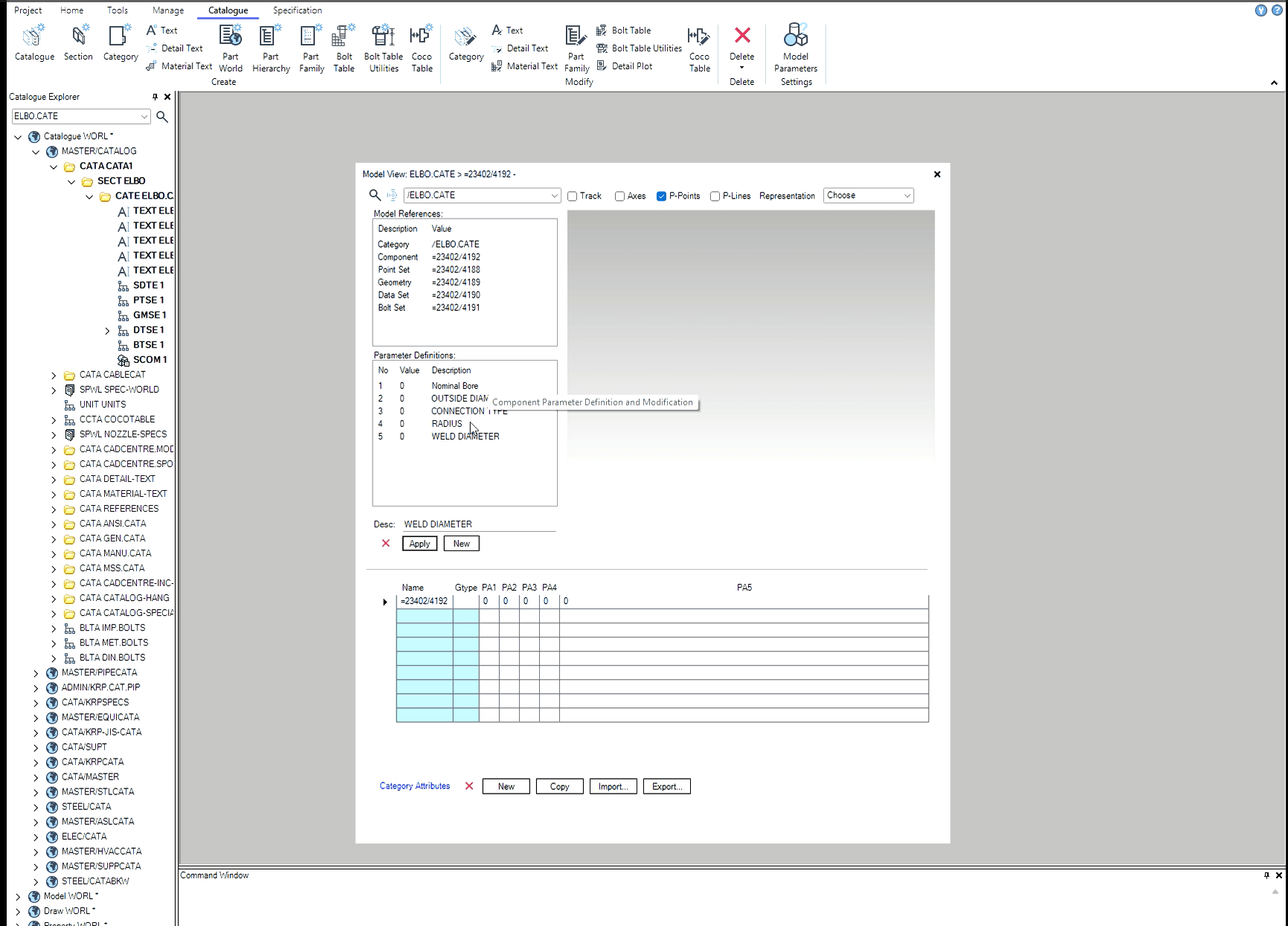 Component Creation (Elbow)